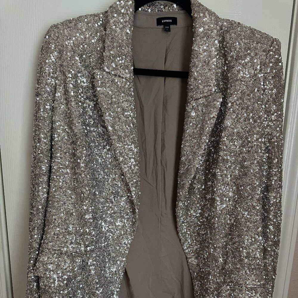 Express Sequin Blazer